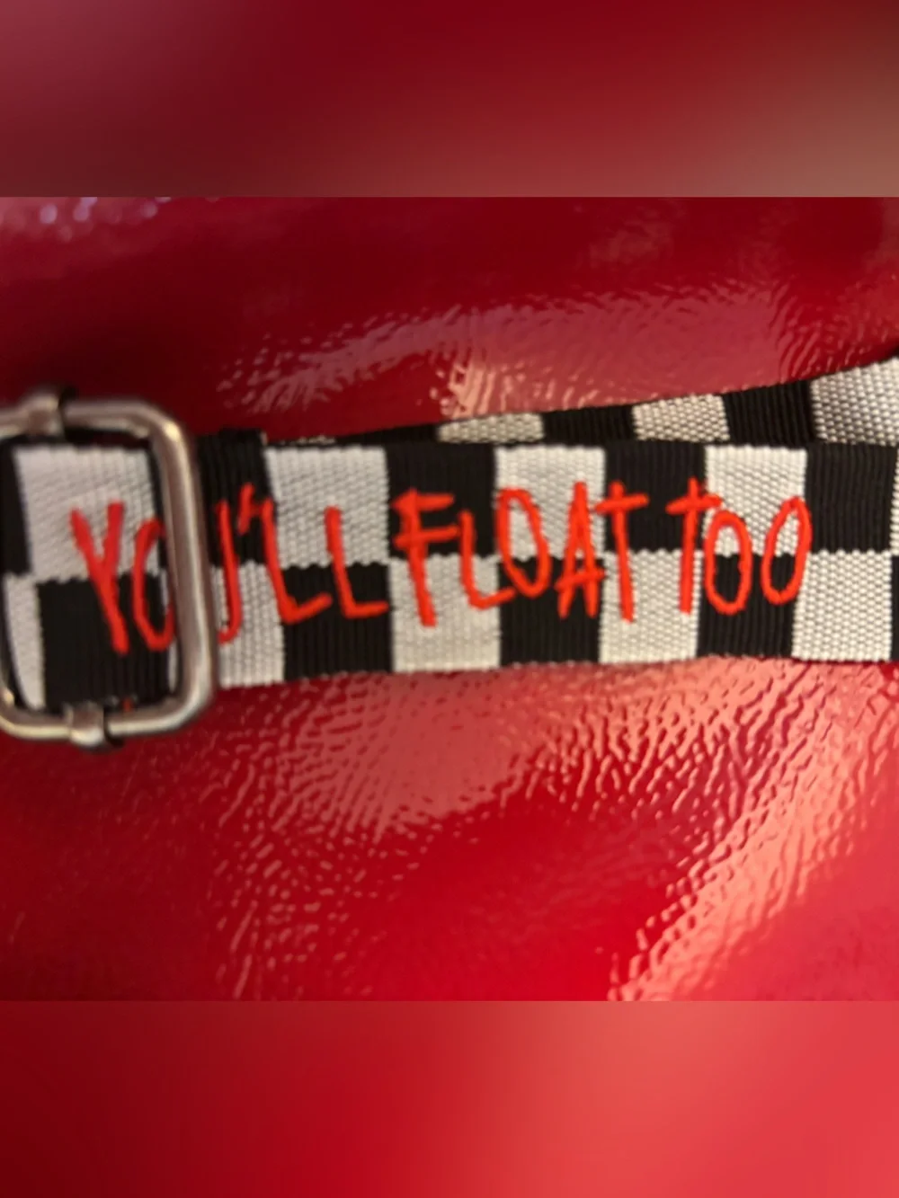 VANS x IT - Pennywise Red Mini Backpack with Checkerboard Straps - never worn